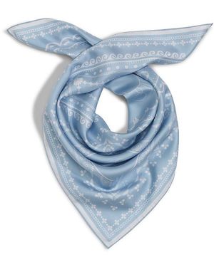 Peter Hahn Nicki-Tuch Aus 100% Seide - Blau