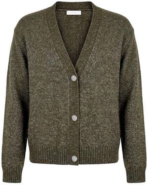St. Emile Strickjacke V-Ausschnitt - Grün