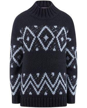include Pullover Mit Stehkragen, Gr. S - Blau