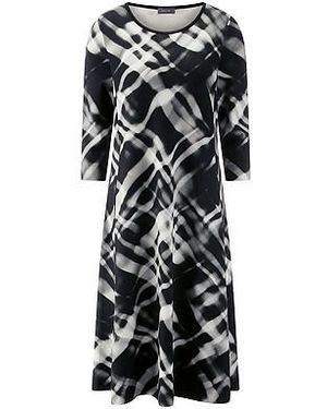 Basler Jersey Midi-Jurk Van - Zwart