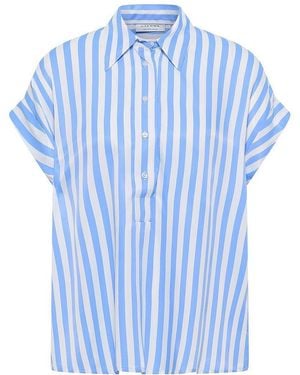 Eterna Bluse, Gr. S - Blau