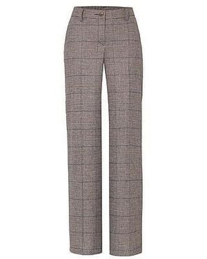 Toni Wide Fit-Broek Van - Grijs