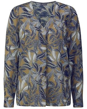 Basler Bluse v-ausschnitt - Blau