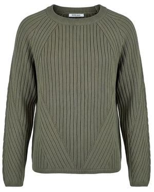 Peter Hahn Rundhals-Pullover - Grün