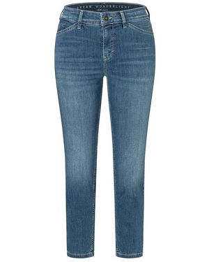 M·a·c 7/8-Jeans, Gr. S - Blau
