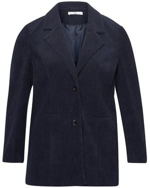 Emilia Lay Cord-Blazer - Blau