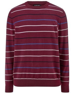 Peter Hahn Rundhals-Pullover - Rot