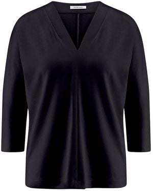 Peter Hahn V-Shirt 3/4-Kimonoarm - Blau