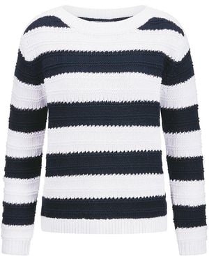 Basler Pullover U-Boot-Ausschnitt - Blau