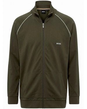 BOSS Trainingsjacke - Grün