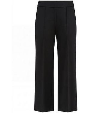 Peter Hahn Wide Fit Jersey 7/8-Broek Van - Zwart