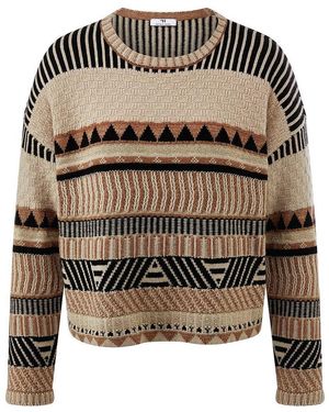 Peter Hahn Rundhals-Pullover - Grau