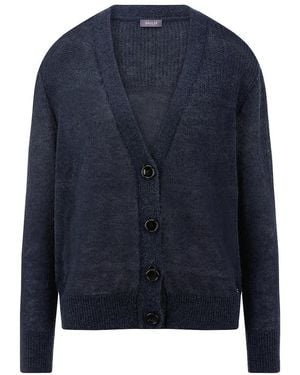 Basler Strickjacke V-Ausschnitt - Blau