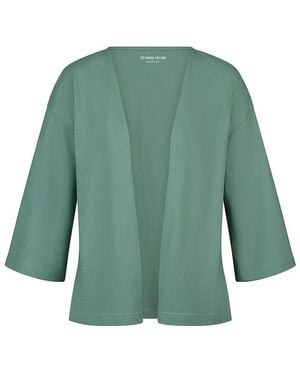 Green Cotton Jersey-Jacke Tove - Grün