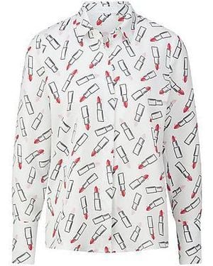 St. Emile Lange Blouse Van - Wit