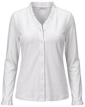 Peter Hahn Jersey Blouse Van - Wit