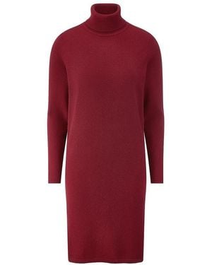 include Strickkleid Aus Schurwolle Und Kaschmir, Gr. S - Rot