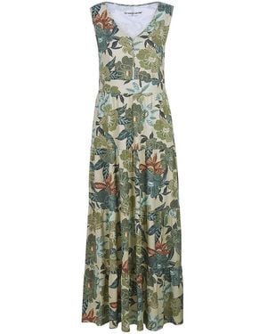 Green Cotton Ärmelloses Jersey-Kleid Lone - Grün