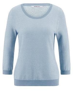 Peter Hahn Trui 3/4-­Mouwen Van - Blauw