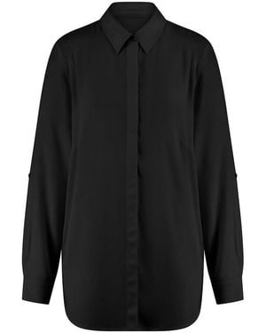 Emilia Lay Long-Bluse, Gr. M - Schwarz