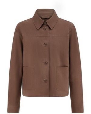 St. Emile Lederjacke - Braun