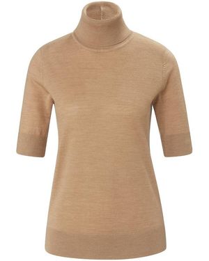 Peter Hahn Rollkragen-pullover, , gr. 36, schurwolle - Natur