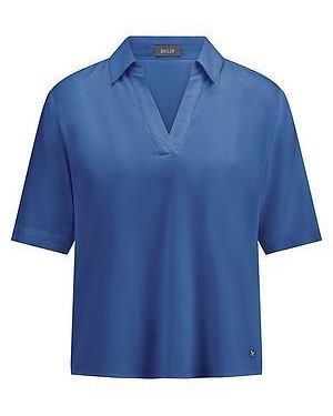 Basler Blouse Korte Mouwen Van - Blauw