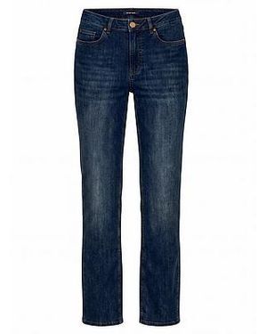 Peter Hahn Wide Fit-Jeans Van - Blauw
