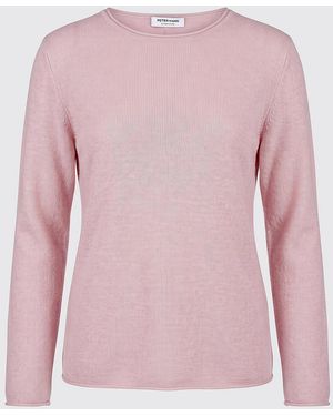 Peter Hahn Rundhals-Pullover - Pink