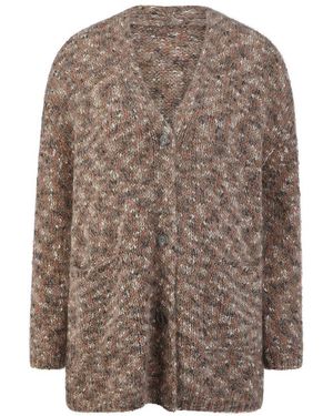 Peter Hahn Strickjacke - Braun