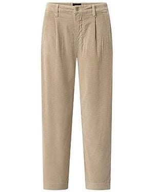 Joop! Enkellange Tapered Fit-Cordbroek Van - Naturel