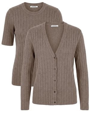 Peter Hahn Twinset - Braun