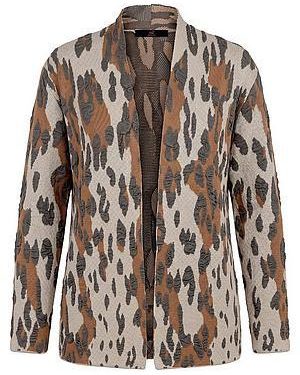 Emilia Lay Lang Vest Van - Bruin