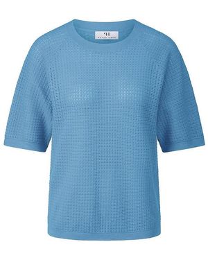 Peter Hahn Rundhals-pullover - Blau