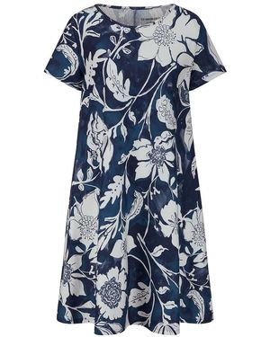 Green Cotton Kleid Naja - Blau