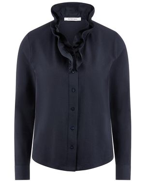 Peter Hahn Jerseyblouse Van - Blauw