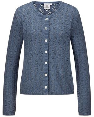 hammerschmid Strickjacke Wachau, Gr. S - Blau