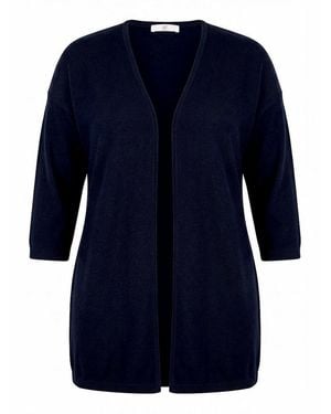 Emilia Lay Long-Strickjacke 3/4-Arm - Blau