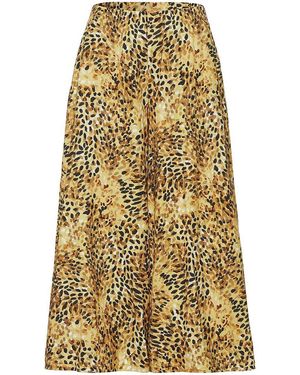 Green Cotton Culotte Henriette - Gelb
