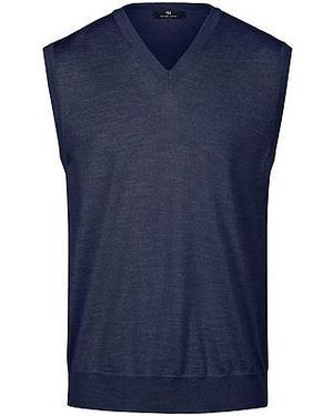 Peter Hahn Slip-Over 100% Scheerwol Van - Blauw