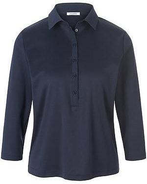 efixelle Poloshirt 100% Katoen 3/4-Mouwen Van - Blauw