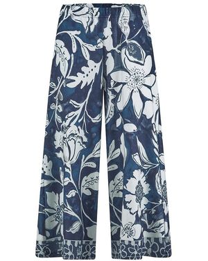 Green Cotton Culotte Henriette - Blau