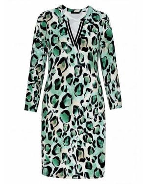 Emilia Lay Jersey-Kleid - Grün