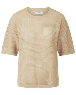 Peter Hahn Rundhals-pullover - Natur