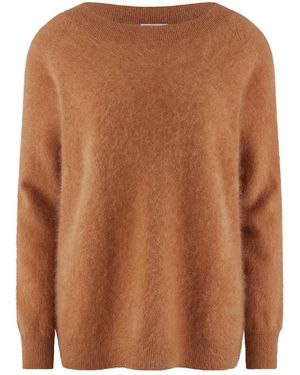 include Pullover U-Boot-Ausschnitt - Braun