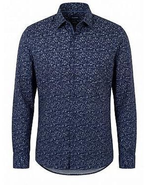 Olymp Overhemd Modern Fit Van - Blauw