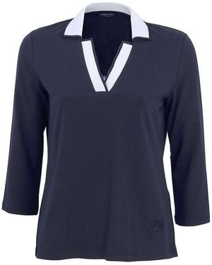 Margittes Polo-Shirt 3/4-Arm - Blau