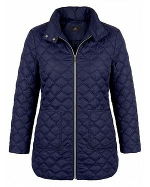 Emilia Lay Long-steppjacke - Blau