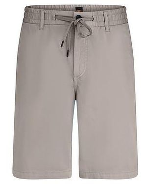 BOSS Bermuda Chino-Tapered Ds Van - Grijs