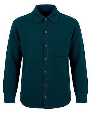Peter Hahn Tricot-Overhemd Van - Groen